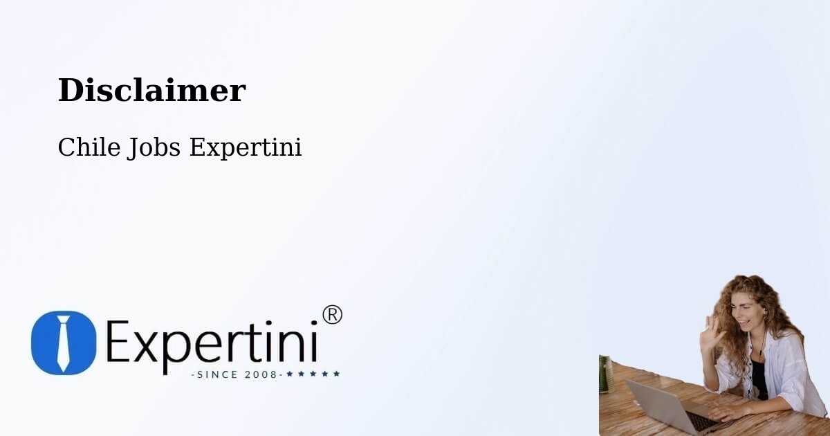 Disclaimer – Calera De Tango - Chile Jobs Expertini